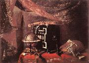 BASCHENIS, Evaristo Still-life with Instruments ll oil painting artist